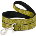 Load image into Gallery viewer, Dog Leash - Pinwheel Star Olive Green/Beige

