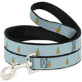 Load image into Gallery viewer, Dog Leash - Pineapple Repeat Aqua Blue
