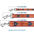 Load image into Gallery viewer, Dog Leash - Puerto Rico Flag Continuous Vintage
