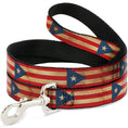 Load image into Gallery viewer, Dog Leash - Puerto Rico Flag Continuous Vintage

