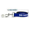 Load image into Gallery viewer, Dog Leash - Pet Quote DO NOT FEED Navy/White
