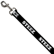 Dog Leash - STEEZ Black/White