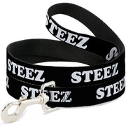 Dog Leash - STEEZ Black/White