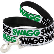 Dog Leash - SWAGG White/Black/Green