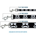 Load image into Gallery viewer, Dog Leash - Sunglasses & Mustache Black/White
