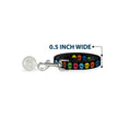 Load image into Gallery viewer, Dog Leash - Skulls Black/Multi Color
