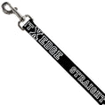Load image into Gallery viewer, Dog Leash - STRAIGHT EDGE Black/White
