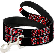 Dog Leash - STEEZ Black/Checker Black/Red