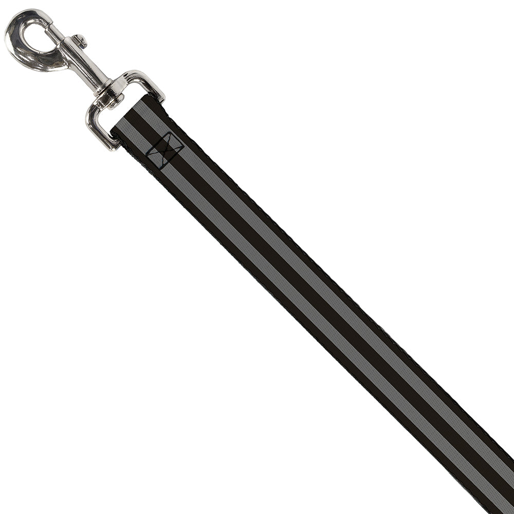 Dog Leash - Stripes 3Black/2Gray