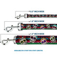 Load image into Gallery viewer, Dog Leash - Sugar Skulls Zarape Multi Color
