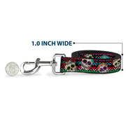 Dog Leash - Sugar Skulls Zarape Multi Color