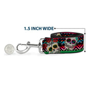 Dog Leash - Sugar Skulls Zarape Multi Color