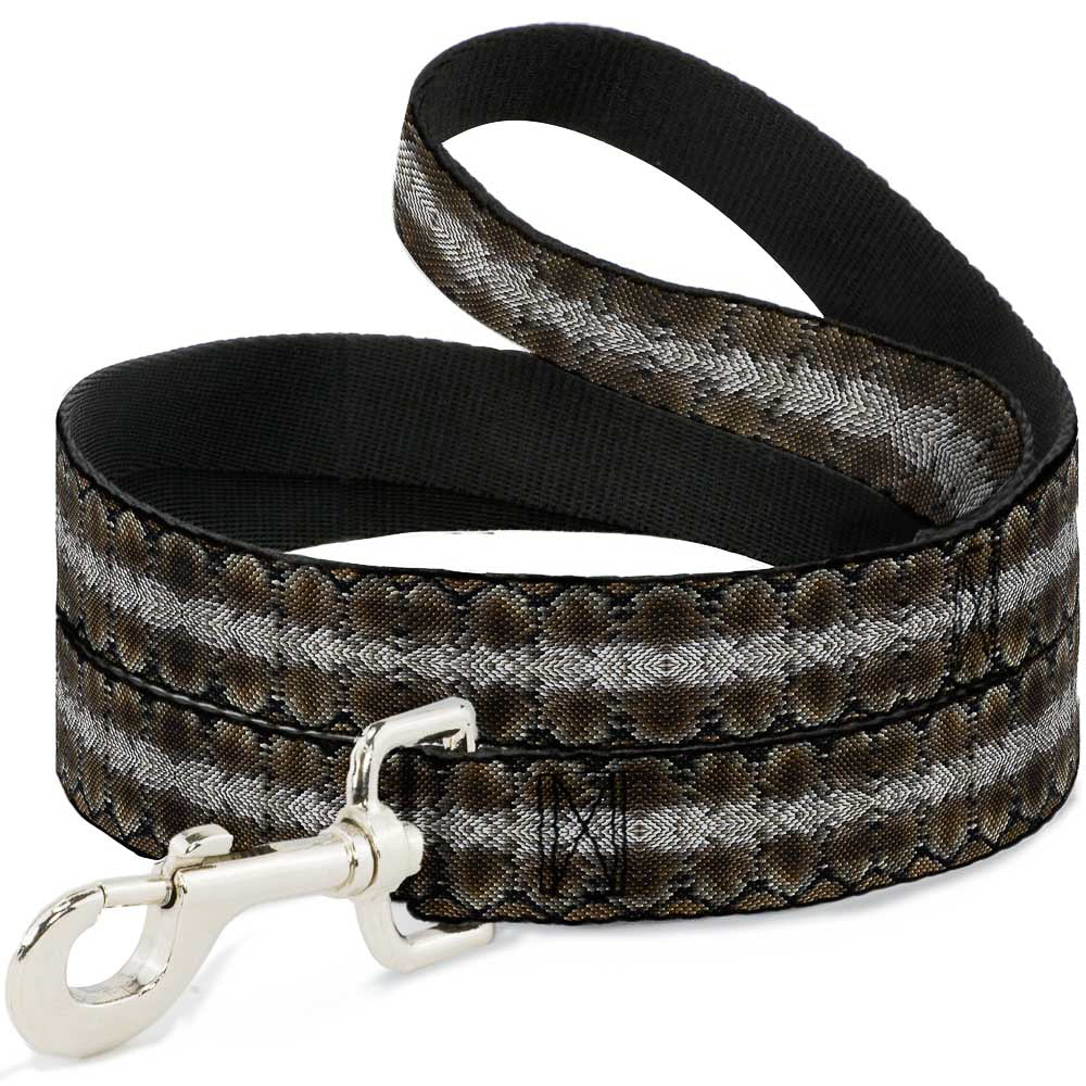 Dog Leash - Snake Skin 3 Grays