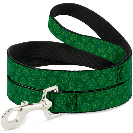 Dog Leash - St. Pat's Clovers Scattered Greens