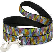 Dog Leash - Stained Glass Mosaic Multi Color