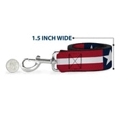 Dog Leash - Stars & Stripes Blue/White/Red/White