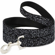 Dog Leash - Speckle Black/White