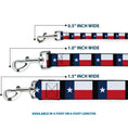 Load image into Gallery viewer, Dog Leash - Texas Flag/Black
