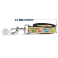 Load image into Gallery viewer, Dog Leash - Tropical Flip Flops Tan/Multi Color
