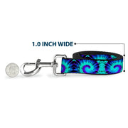 Dog Leash - Tie Dye Swirl Purples/Blues