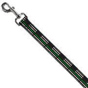 Dog Leash - Thin Green Line Flag Weathered Black/Gray/Green