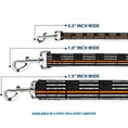 Load image into Gallery viewer, Dog Leash - Thin Orange Line Flag Weathered Black/Gray/Orange
