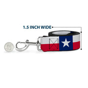 Dog Leash - Texas Flag Continuous Repeat