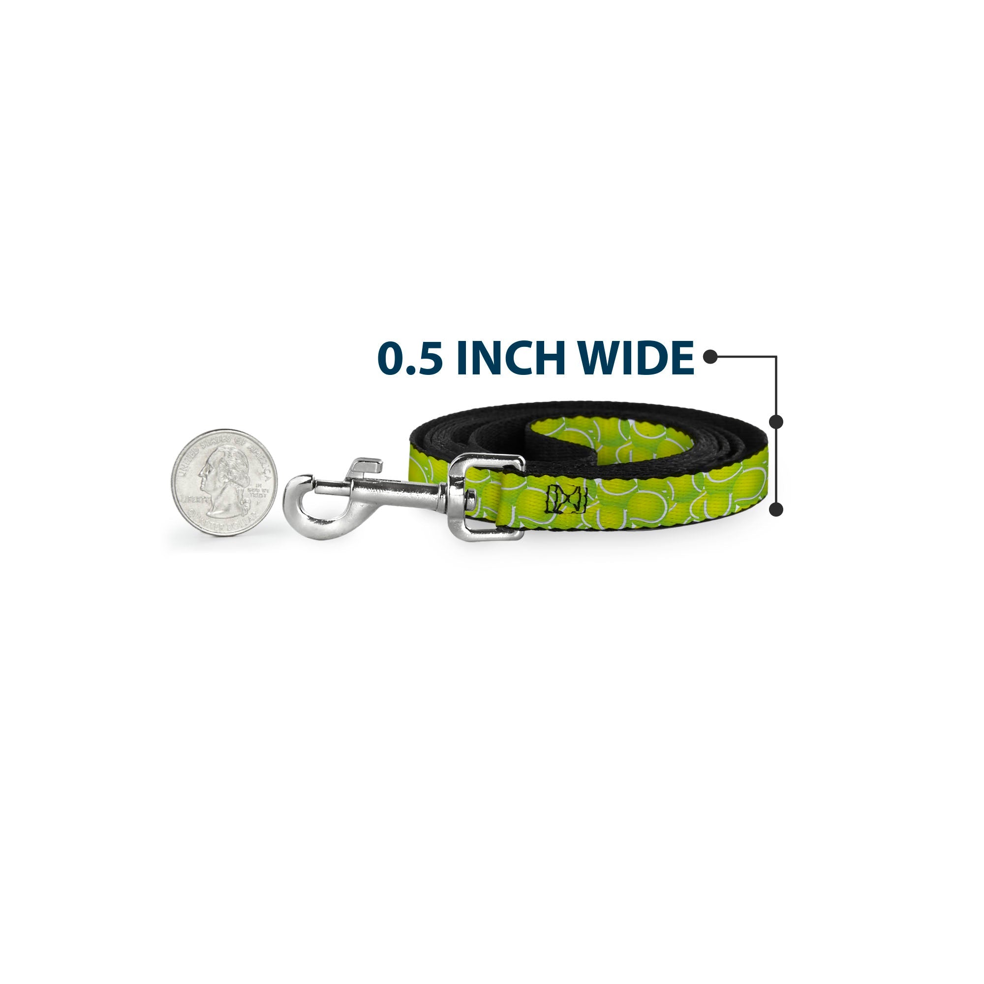 Dog Leash - Tennis Balls Stacked