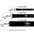 Load image into Gallery viewer, Dog Leash - Buckle-Down Logo ADOPT, DON'T SHOP Black/Yellow
