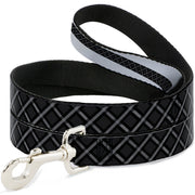 Dog Leash - Buffalo Plaid X Charcoal/Black/Gray