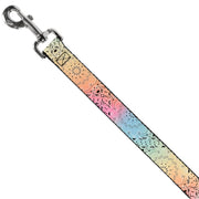 Dog Leash - Bandana Paisley Ombre Pastel/Black