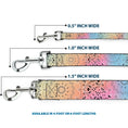 Load image into Gallery viewer, Dog Leash - Bandana Paisley Ombre Pastel/Black

