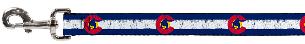 Dog Leash - Colorado Flag/Snowboarder Weathered