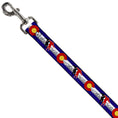 Load image into Gallery viewer, Dog Leash - Colorado Skier1 Red/Mountains
