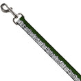 Load image into Gallery viewer, Dog Leash - Colorado Mountains Green/White/Black Text
