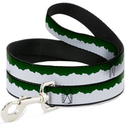 Dog Leash - Colorado Solid Mountains Green/White