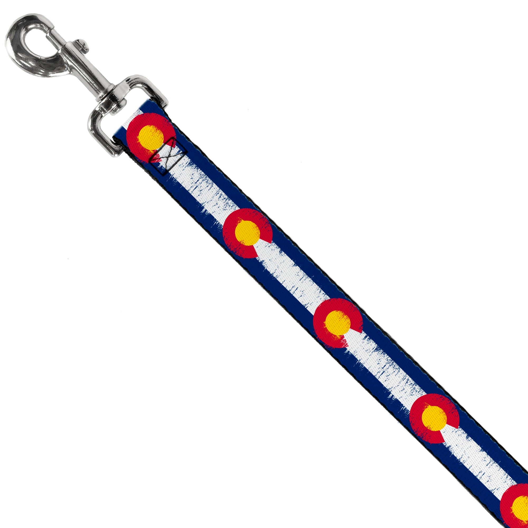 Dog Leash - Colorado Flags2 Repeat Weathered