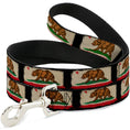 Load image into Gallery viewer, Dog Leash - California Flag Distressed Painting Blocks
