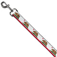 Load image into Gallery viewer, Dog Leash - California Flag White w/Stripe
