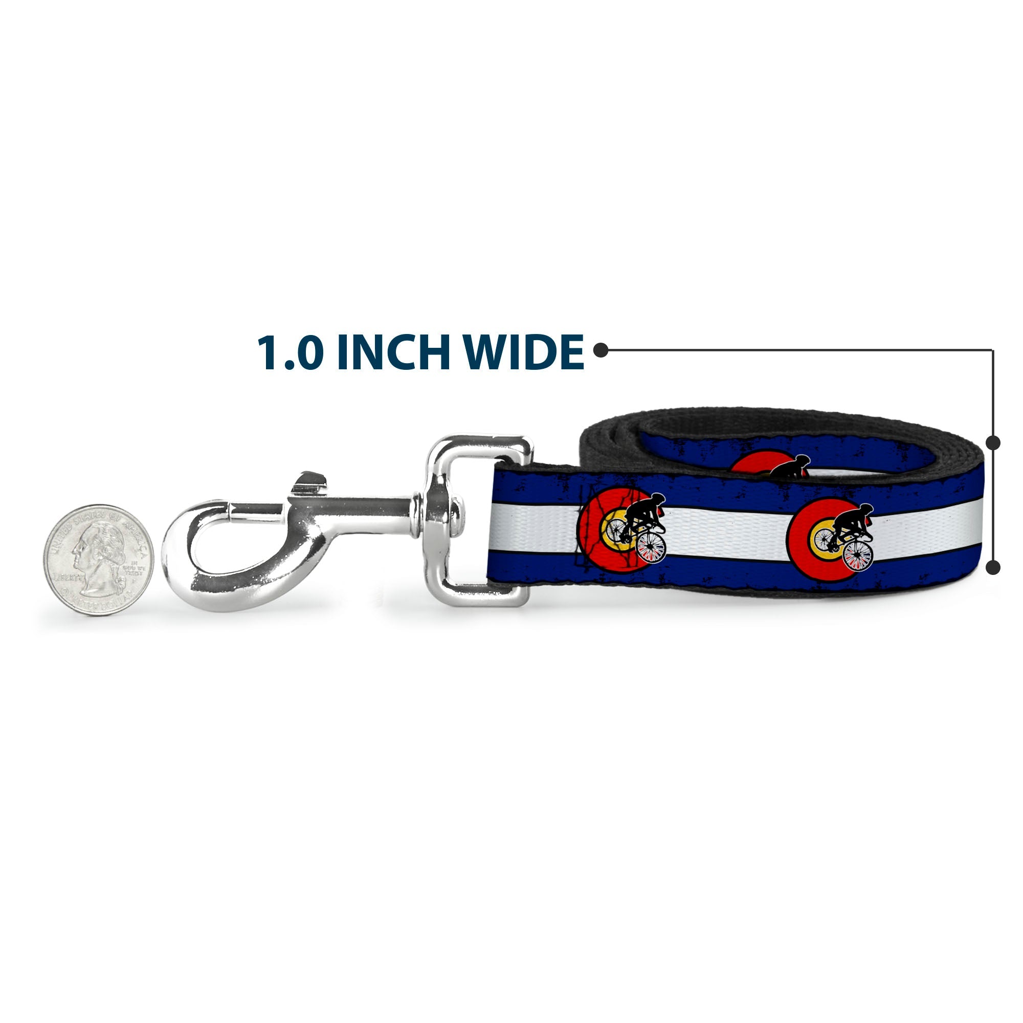 Dog Leash - Colorado Biker Distressed