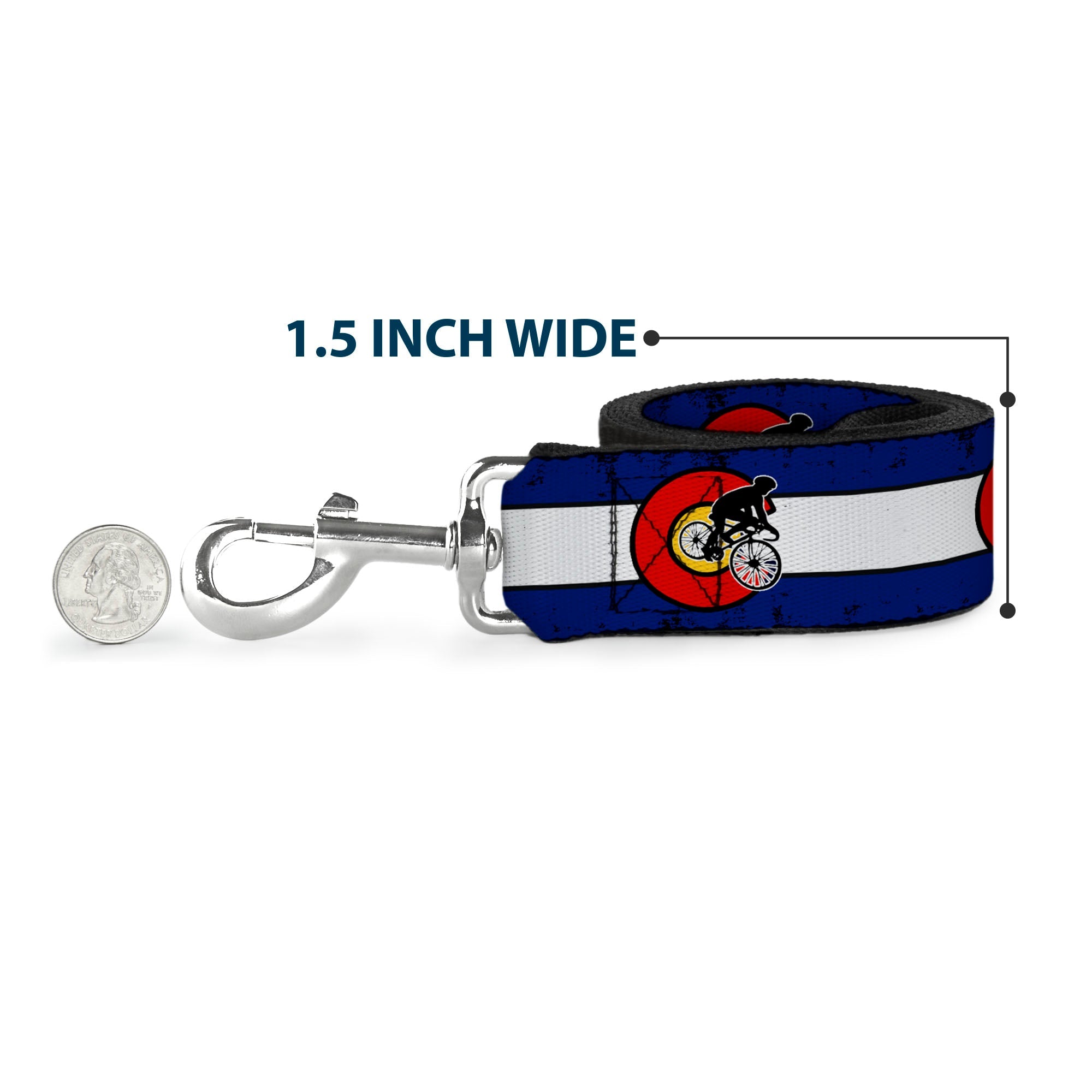 Dog Leash - Colorado Biker Distressed