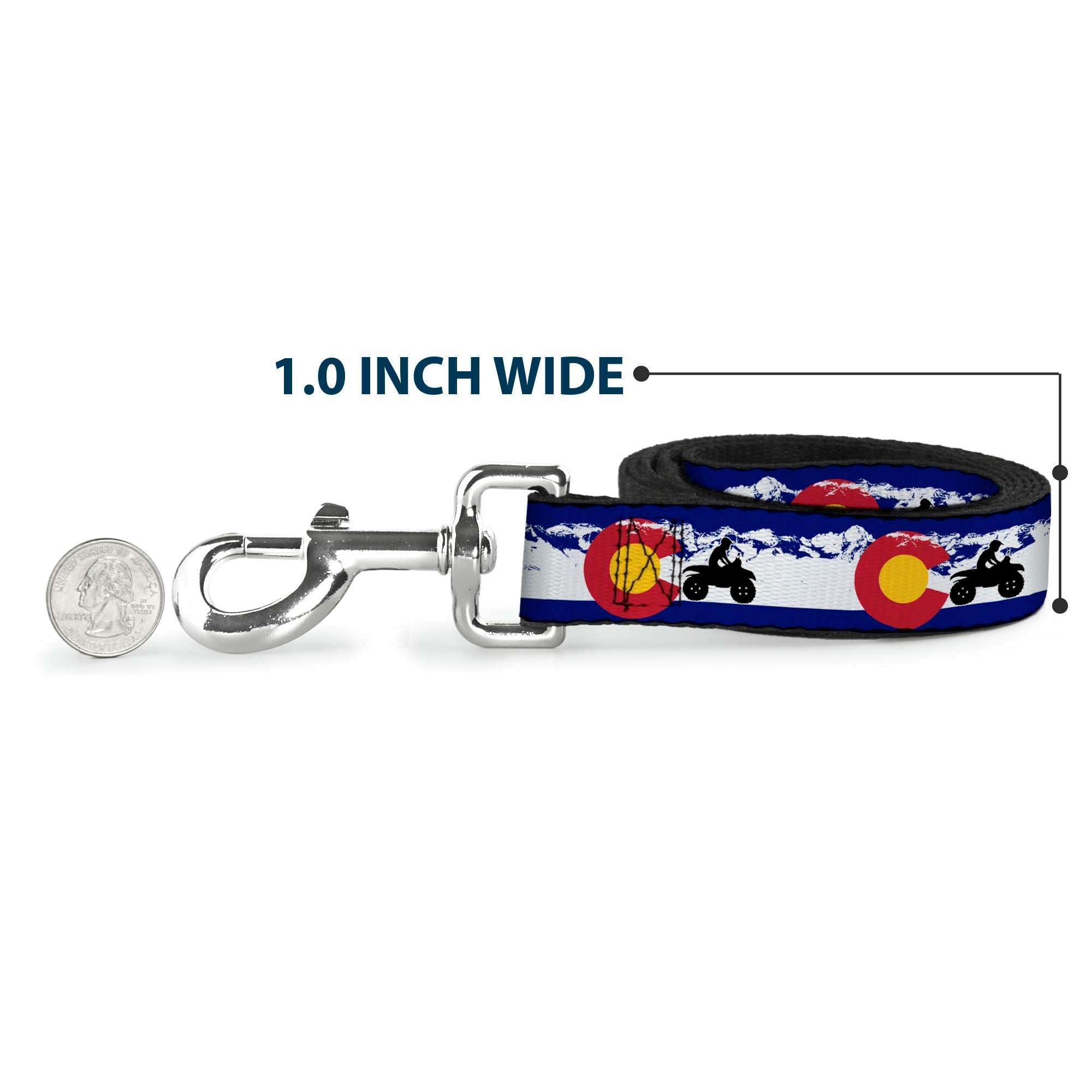 Dog Leash - Colorado/ATV Rider/Mountains