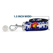 Dog Leash - Colorado Skyline/Mountains