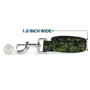 Dog Leash - Camo Olive/Black Skull Yard2