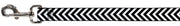 Dog Leash - Chevron3 White/Black