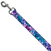 Dog Leash - Crystals2 Blues/Purples