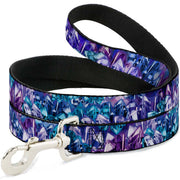 Dog Leash - Crystals2 Blues/Purples