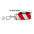 Load image into Gallery viewer, Dog Leash - Candy Cane2 Stripe White/Red
