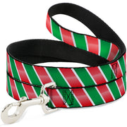Dog Leash - Candy Cane4 White/Red/Green