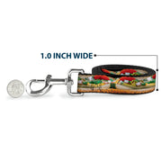 Dog Leash - Chicago Style Hot Dog Vivid